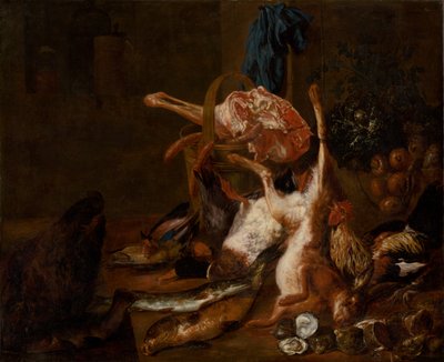 Still Life with Game by Pieter or Peter Boel